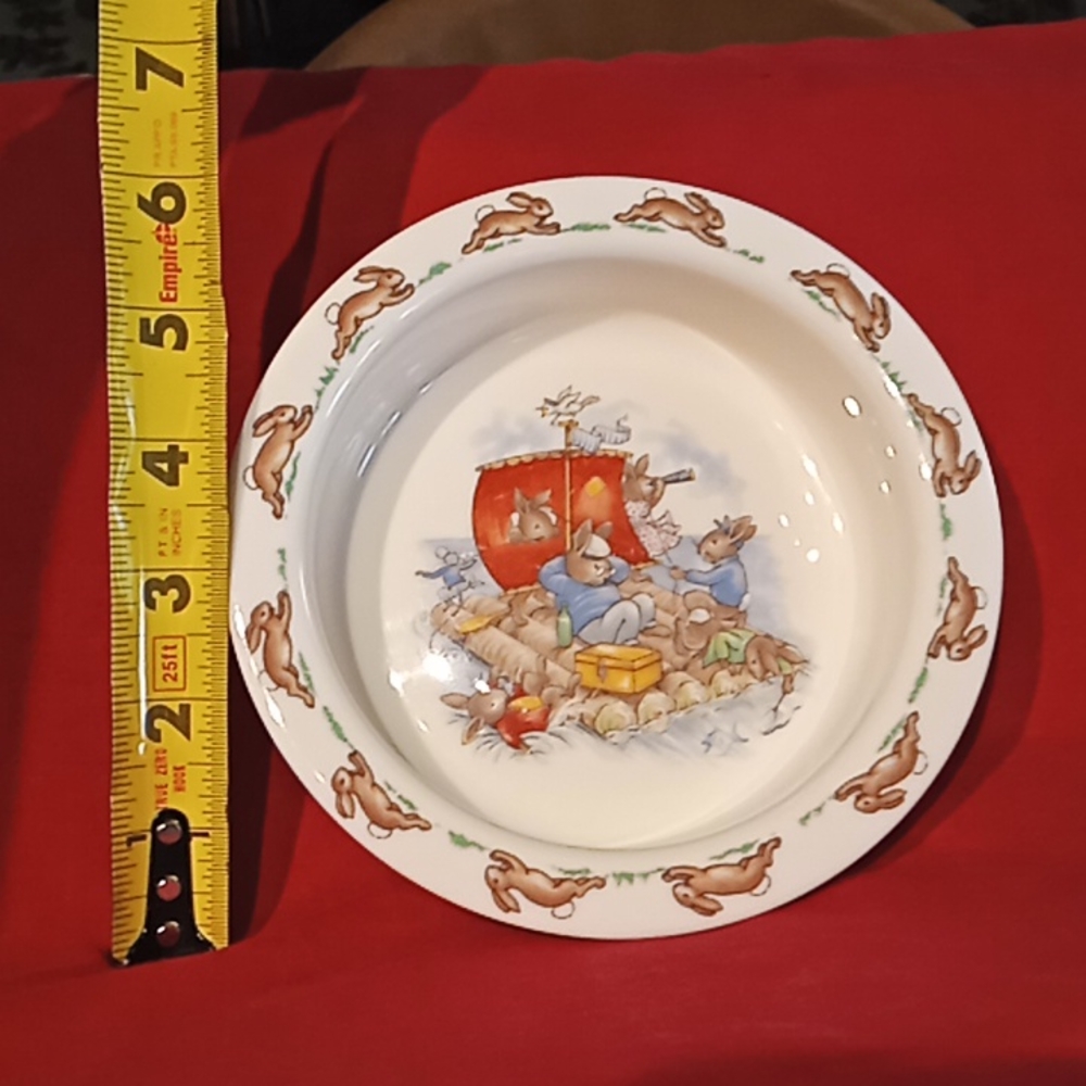 2 Piece Royal Doulton (U.K.) Bowl And Double Handled Mug. Model From 1936. - Picture 12 of 13